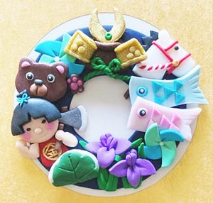 樹脂粘土で作る季節の飾り